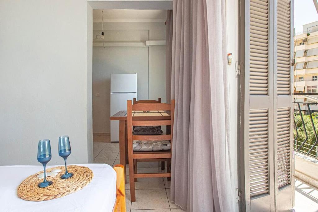 Blue Maraci 2 - Sea View, Kitchen, Beach Access Appartement Himare Buitenkant foto